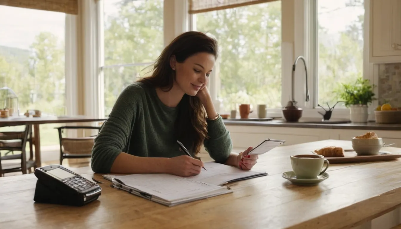 Homeowner reviewing a pest checklist at a kitchen table in the Elk Grove area